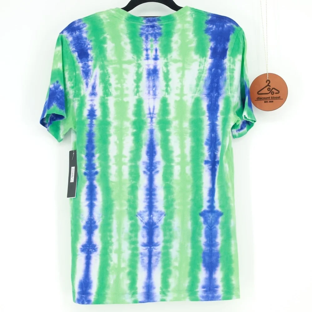 True‎ Religion Men Tie Dye T Shirt Crew Neck Short Sleeve Graphic Tee Small NWT